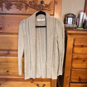 Zara Oatmeal Cardigan M